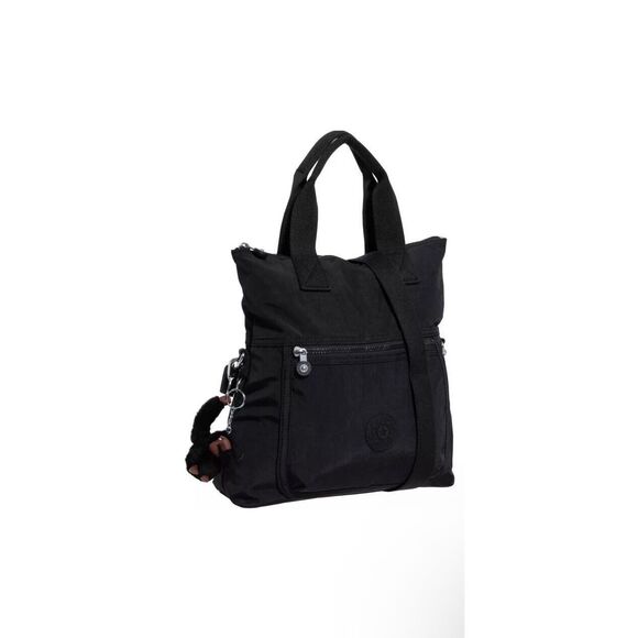 Kipling KI9452 Women’s Black Eleva Convertible Crossbody Tote Bag - Picture 1 of 11